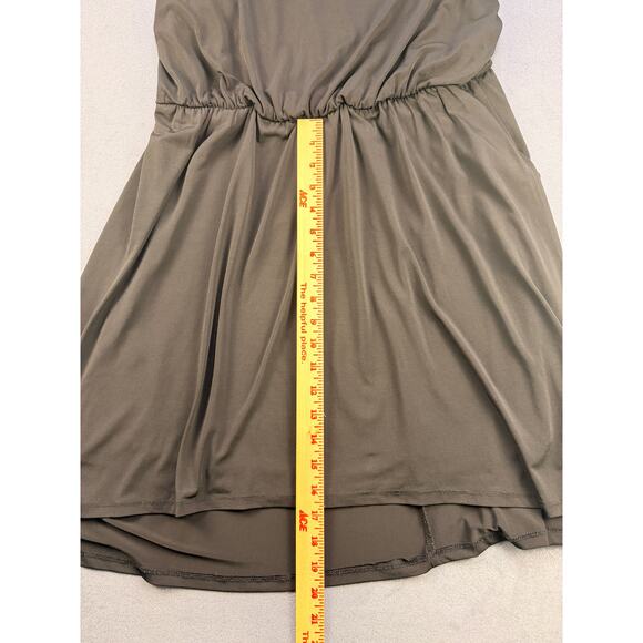 Maurices Flowy Black Mid Dress, Strappy Back, Women's L - Picture 6 of 8